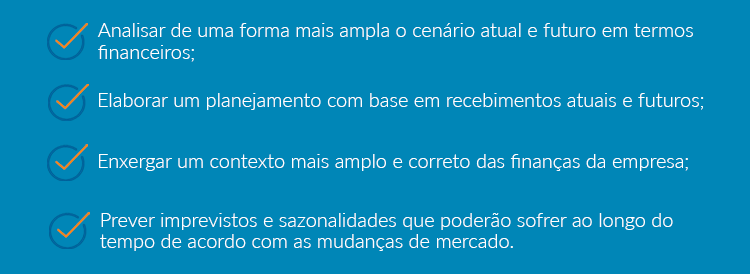 Vantagens do Fluxo de Caixa Projetado